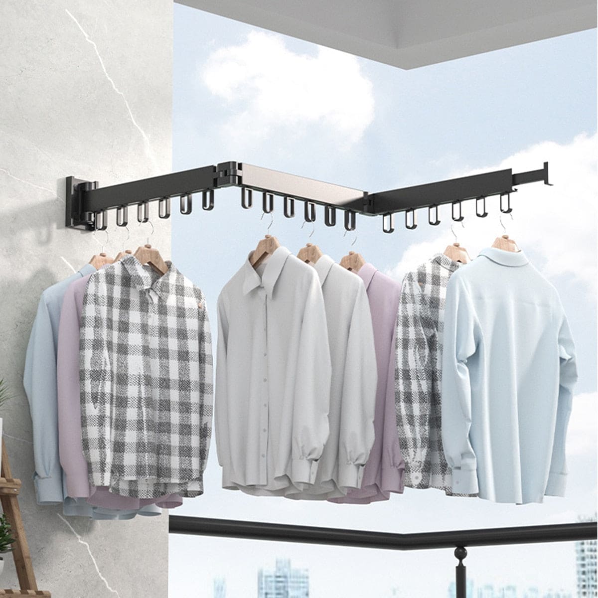 Invisible Wall Mount Clothes Hanger
