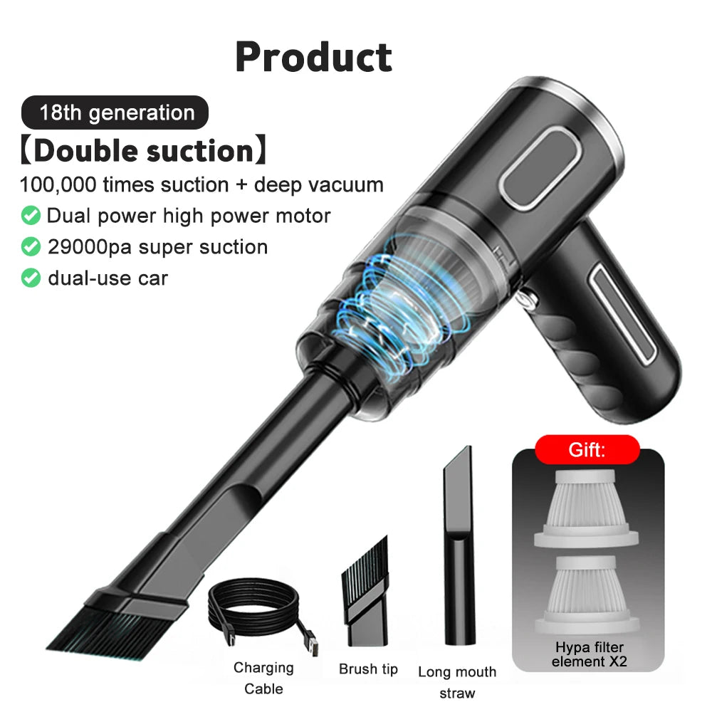 Wireless Strong Suction Vacuum Cleaner