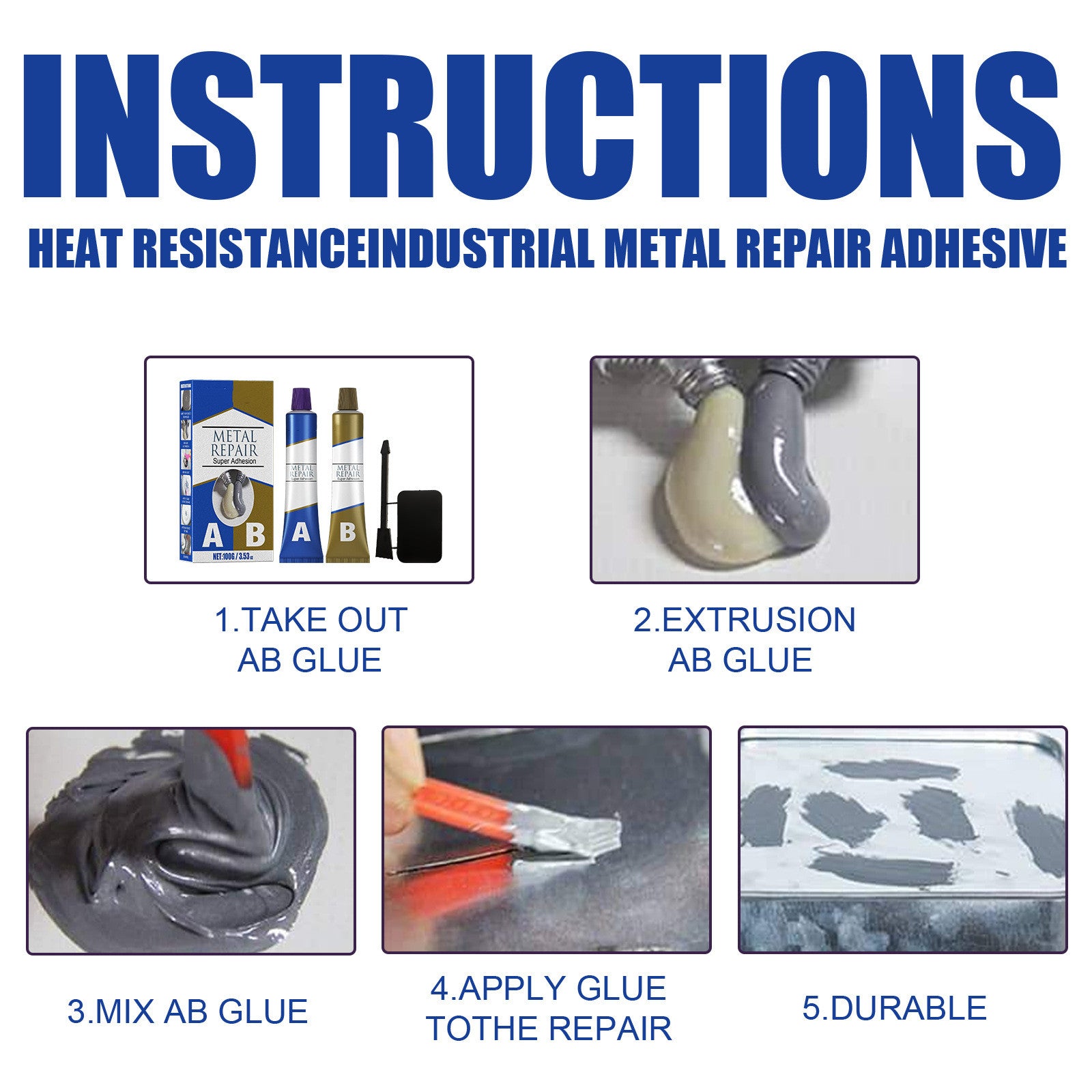 AB Metal Repair Glue